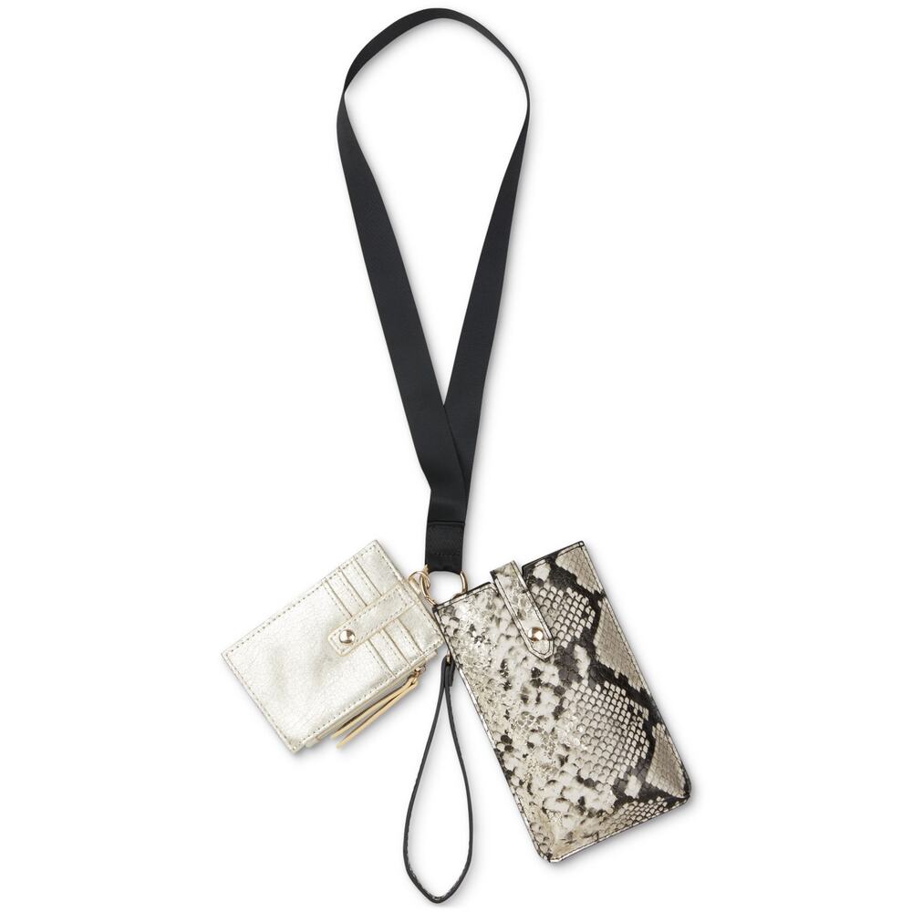 I.N.C. International Concepts Nylon Ashlii Lanyard Gold Snake